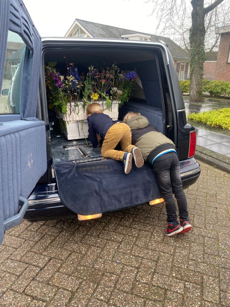 Afscheid met kinderen in Twente